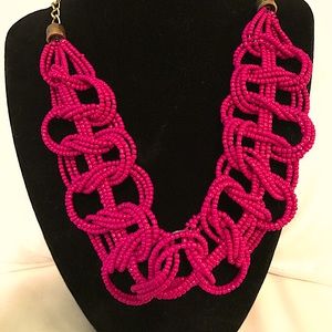 Talbots Pink Statement Necklace